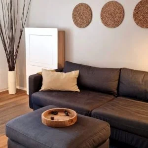 Bungalow na floresta para 2-3 pessoas/lareira sauna Wi-Fi