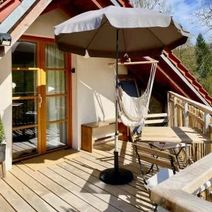 Telhado aconchegante – com terraço