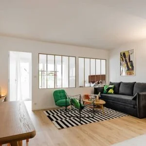 Novo apartamento com varanda/Perto de PARIS/Vista para o Sena