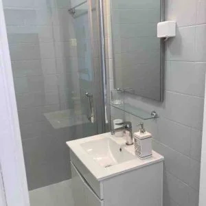 Suíte privativa com vista para o Tejo