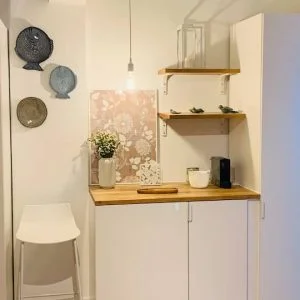 Suíte privativa com vista para o Tejo