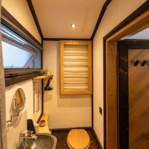 Microcasa Premium, na beira do lago com sauna