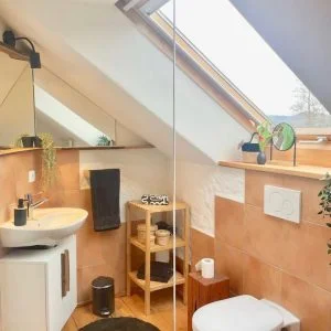 Telhado aconchegante – com terraço