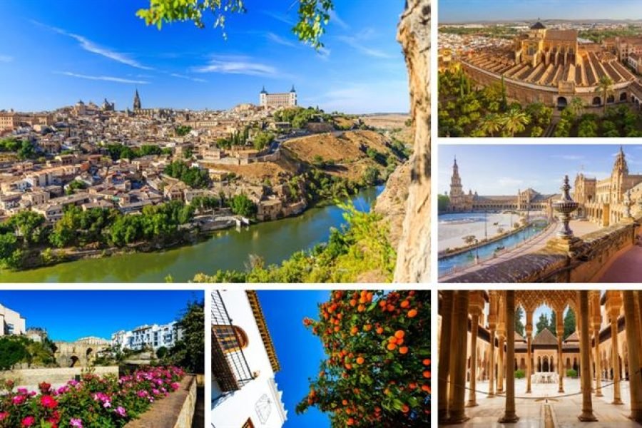 Andaluzia, Costa del Sol e Toledo: Circuito de 5 dias desde Madrid