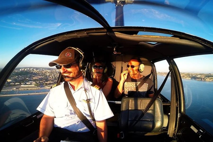 Rota Atlântica – Viagem de Helicóptero desde Lisboa