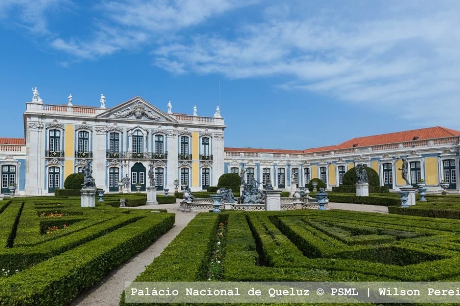 Entrada no Palácio Nacional e Jardins de Queluz
