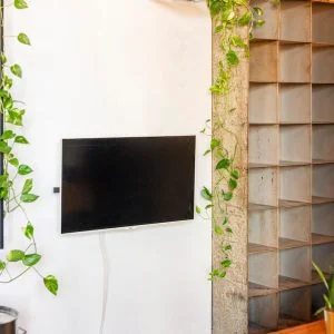 Loft e estúdio de arte em um centro criativo industrial