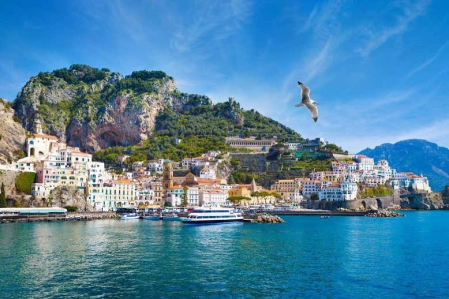 Excursão de barco a Amalfi e Positano + Visita a Ravello