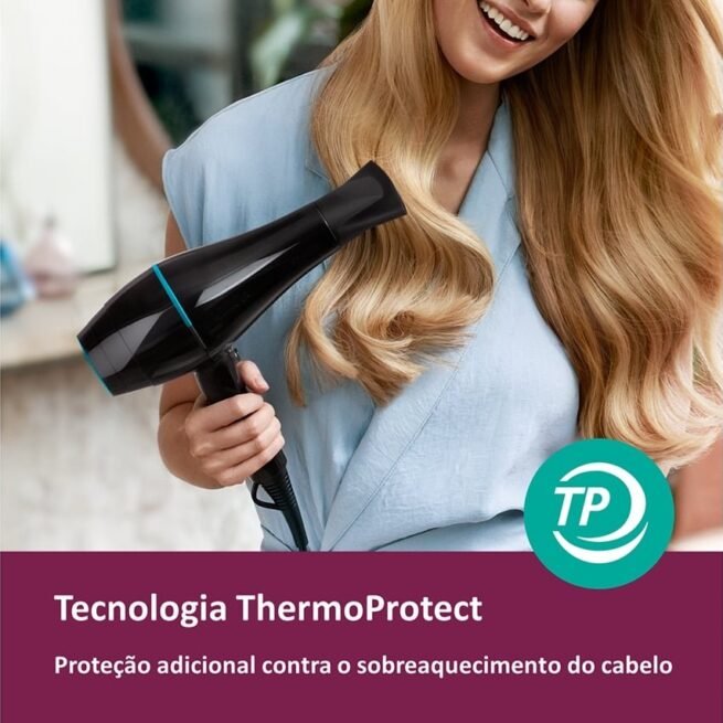 Secador de Cabelo BHD274/00 (2200 W - 3 Níveis de temperatura)