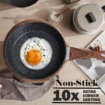 Conjunto de panelas e assadeiras de indução de cozinha com 30 peças de panelas e frigideiras antiaderentes de granito preto