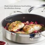 Hestan - Coleção ProBond Conjunto profissional de panelas antiaderentes TITUM de aço inoxidável