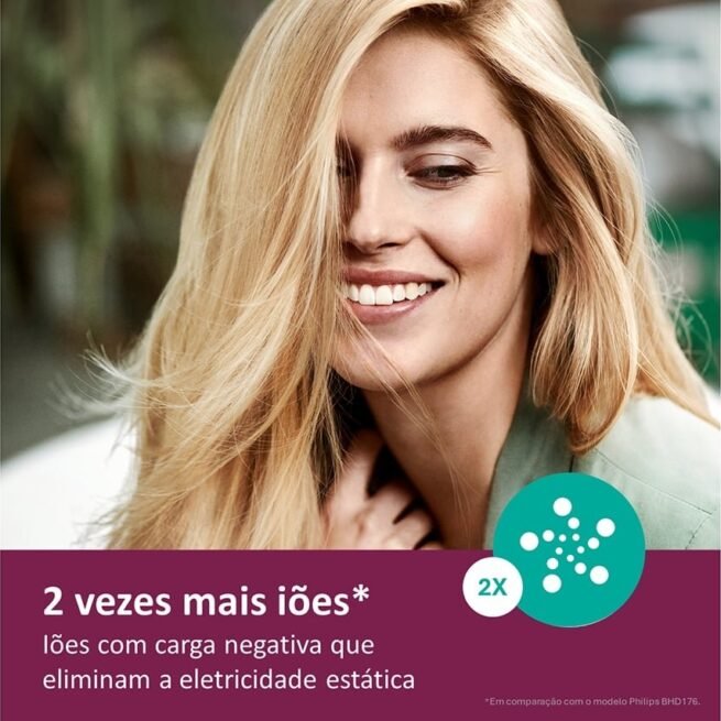 Secador de Cabelo BHD274/00 (2200 W - 3 Níveis de temperatura)