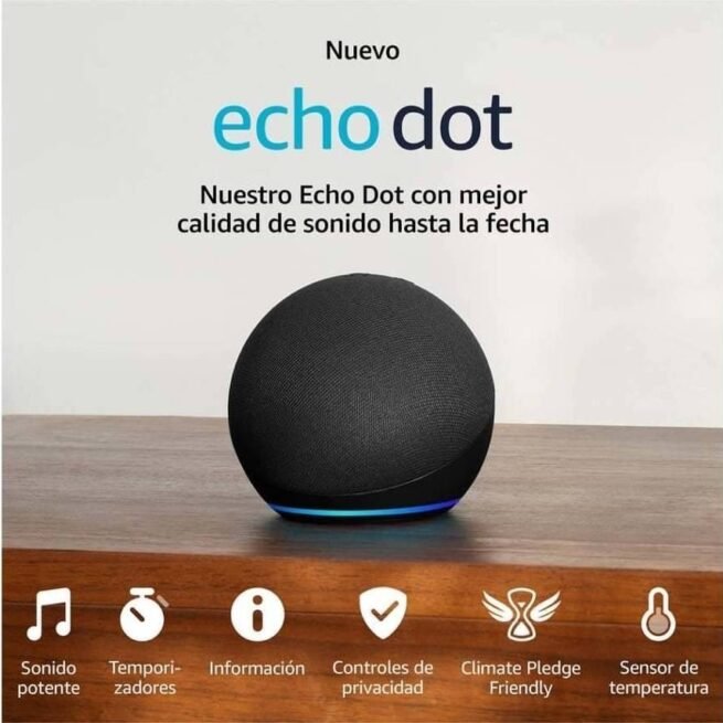Assistente inteligente ECHO Dot 5 (Alexa - Preto)