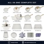 Home Hero Conjunto de panelas e frigideiras antiaderentes Creme